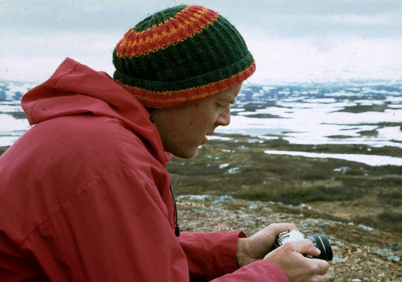 Dias11.jpg - Bergul Dag med sin trofaste arbeidshest Pentax ME Super